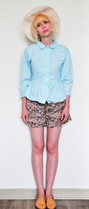 Image of Mint Peplum Top