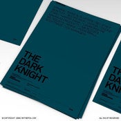Image of The Dark Knight Poster With Brands