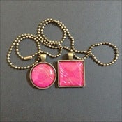 Image of Hot Pink in Antique Brass