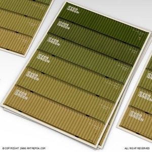 Image of Container Color Systems Poster / Green