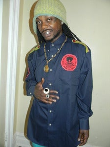 Image of Tuff Militant Shirt for Bredren (Navy)