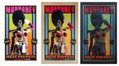 Image of SOLD OUT - Set of all 3 Mudhoney - Meat Puppets - Metz London Silkscreen Posters 