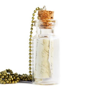 Image of Bottled Treasures - Customisable Message in a Bottle Necklace 