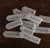 Image of single word tags