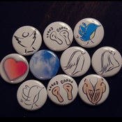 Image of 1" Button Set 2 - Peace