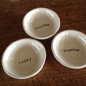 Image of yesterday today tomorrow BOWL SET