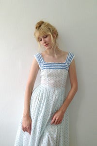 Image of Gable Cotton Print Dress