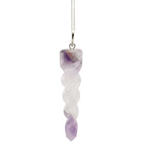 Image of Legend. Amethyst Unicorn Horn Necklace