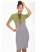 CHECKERED FLAG MESH DRESS