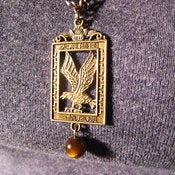 Image of Bronzed Eagle Necklace