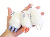 Image of White Lucky Monster Claws (limited edition)