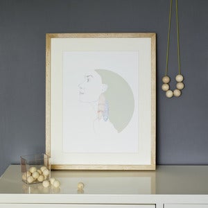 Image of Girl with a Feather Earring