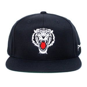 Image of Prey Snapback Cap (Black/White)