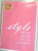 Image of ONE ONLY - Style never goes out of fashion - pink