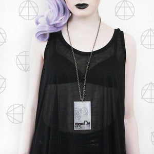 Image of ACE OF PENTACLES Tarot Card Pendant
