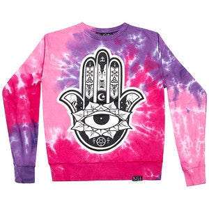 Image of Hamsa Tie Dye Sweatshirt