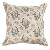 Image of Paisley Stripe Indigo Single Sided Pillow 
