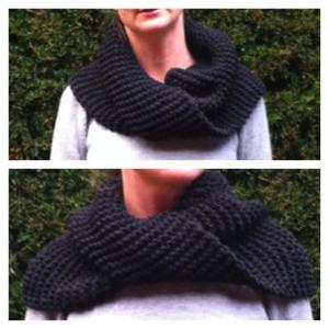 Image of SNOOGIE snog snog ohh warm jersey knitted wrap 