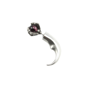 Image of Orb. Crystal Talon Single Earring