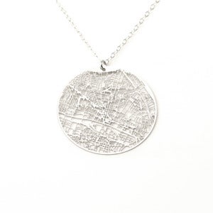 Image of Urban Gridded Earrings/Necklace - Paris 
