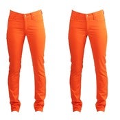 Image of Orange Skinny Jeans