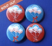 Image of 1" Obama Balloon Buttons (Set of 4)