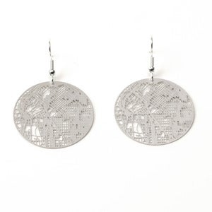 Image of Urban Gridded Earrings/Necklace - Denver