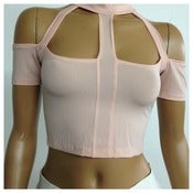 Image of Soft Pink Crop Blouse