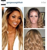 Image of Ciara Celebrity Style Loose Wave 20" Full Lace Wig! Blonde with #4 Roots