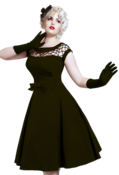 Image of Bettie Page 'Alika' Dress