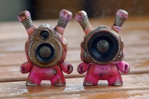 Image of Unique Observers (Pink Gradient) - custom 3" Dunny