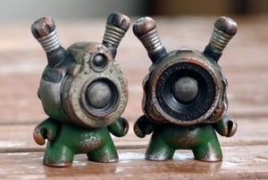 Image of Unique Observers (Black/Green Gradient)  - 3" Dunny Custom