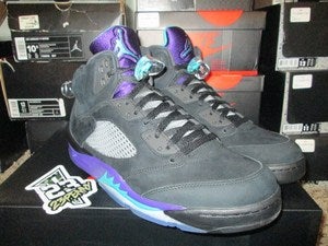 Image of Air Jordan V (5) Retro "Black Grape" 
