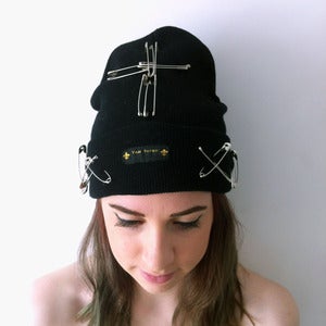 Image of Safety Pin Beanie Hat
