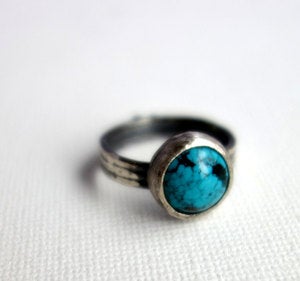 Image of Turquoise Bezel Ring