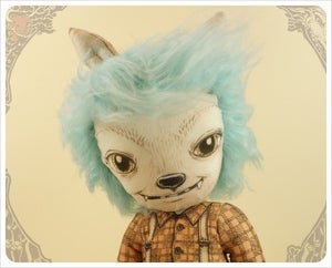 Image of SOLD~ Lil Brutes - Wolf Boy by the Filigree ~ Blueberry
