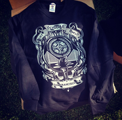 Image of Five Characters In Search of an Exit "SF Crest" Crewneck Sweatshirt