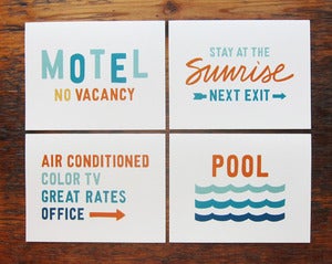 Image of Motel Card Set