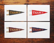 Image of Pennant Thank You Card Set