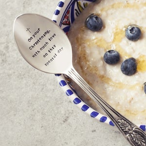 Image of Christening Dessert Spoon