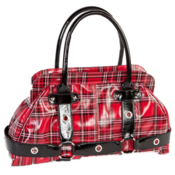 Image of Folter Tartan Handbag