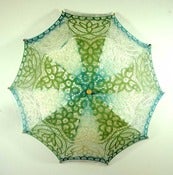 Image of Lace Parasol Circus Stripes 