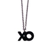 Image of xo necklace [black]