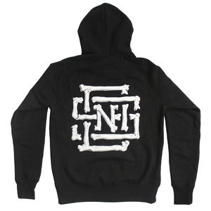 Image of Bones Lockup Zip-Up Hoody