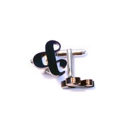 Image of & ampersand cufflinks [black]
