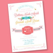 Image of Tip Toe through the Garden Wedding Invitation Suite