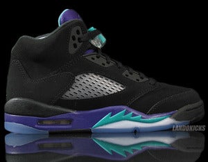 Image of Nike Air Jordan 5 Retro GS 'Black Grape'