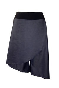 Image of Asymmetrical Skort in Suitings
