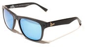 Image of REASON COMMANDER III SUNGLASSES - MATTE BLACK/BLUE