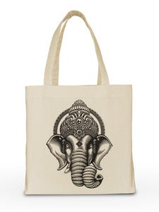 Image of CANVAS TOTE BAG | Ganesha